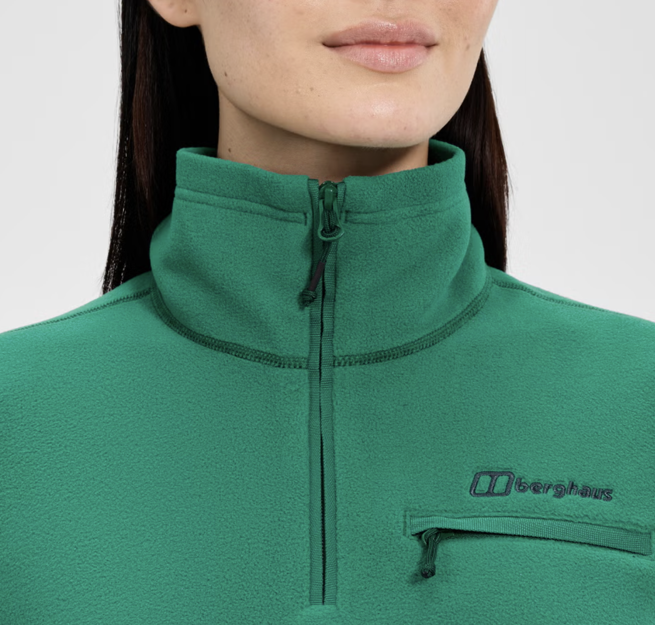 Berghaus Prism 2.0 Micro Half Zip Polartec Fleece - Green (Women's) - Image 5