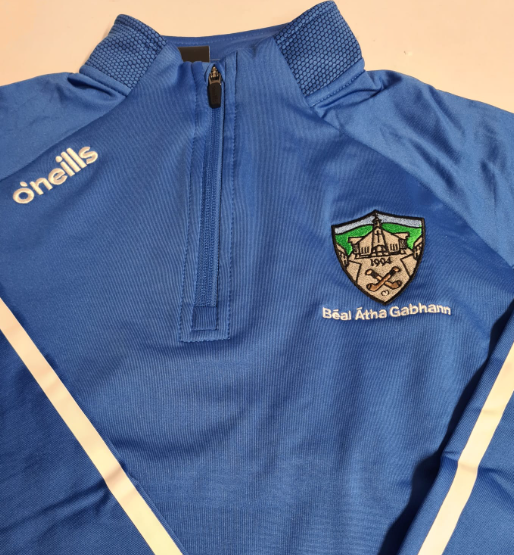 O'Neills Silvermines Camogie Tour Brushed Half Zip Top Royal/White (Kids / Adults) - Image 7