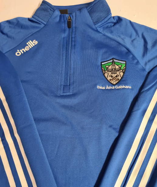O'Neills Silvermines Camogie Tour Brushed Half Zip Top Royal/White (Kids / Adults) - Image 6