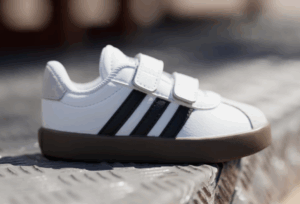 adidas VL Court 3.0 Shoes Cloud White / Core Black / Grey One (Infant/Kids)