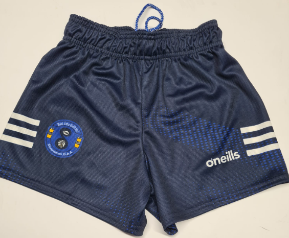 Silvermines GAA O'Neills Printed Training Shorts Navy Royal White - Image 5