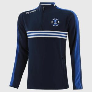 O’Neills Silvermines GAA Dromore Half Zip Top Marine/Royal/White  (Kids/Adults)