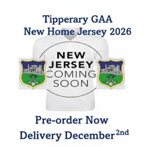 O’Neills Tipperary GAA 2026 Home Jersey – Pre-Order (Kids)