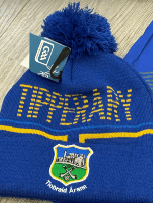 Tipperary GAA Bobble Hat Royal Amber