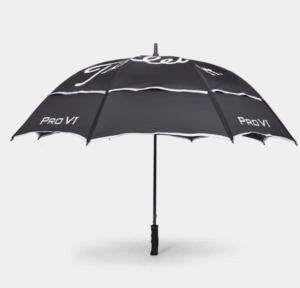 Titleist Tour Double Canopy Golf Umbrella Black/White
