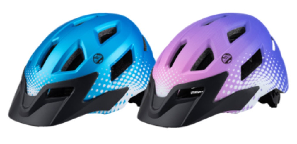 Six Peaks Junior Cycling Helmet Pink Purple (Kids) - Image 2