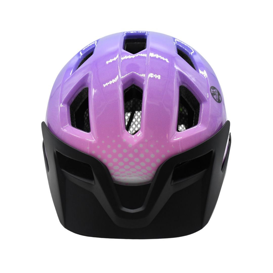 Six Peaks Junior Cycling Helmet Pink Purple (Kids) - Image 5