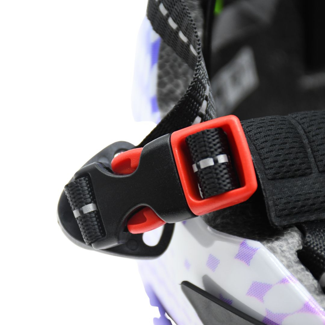 Six Peaks Junior Cycling Helmet Pink Purple (Kids) - Image 8