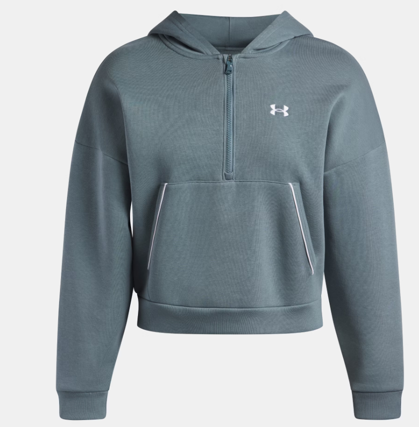 Under Armour UA Rival Fleece Pipe Half Zip Sweatshirt |Jasper Blue (Women's)