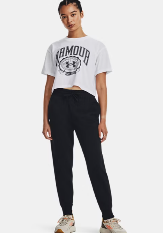 Under Armour UA Rival Fleece Jogger Pant | Black (Women's) - Image 7