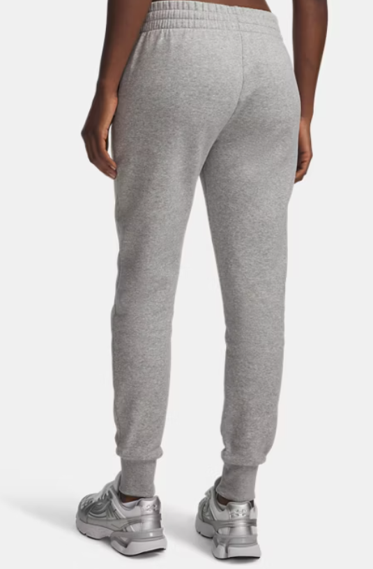 Under Armour UA Rival Fleece Jogger Pant | Light Grey (Women's) - Image 5