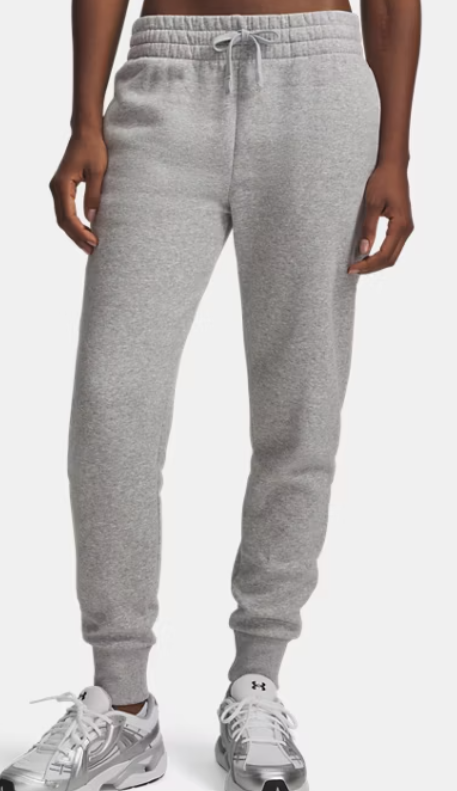 Under Armour UA Rival Fleece Jogger Pant | Light Grey (Women's) - Image 6