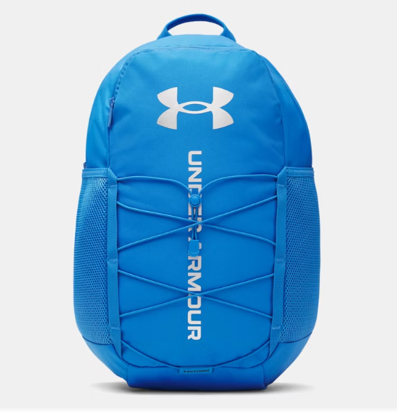 Under Armour UA Hustle Sport 6.0 Backpack Blue Atlantis/Black/Metallic Silver - Image 5