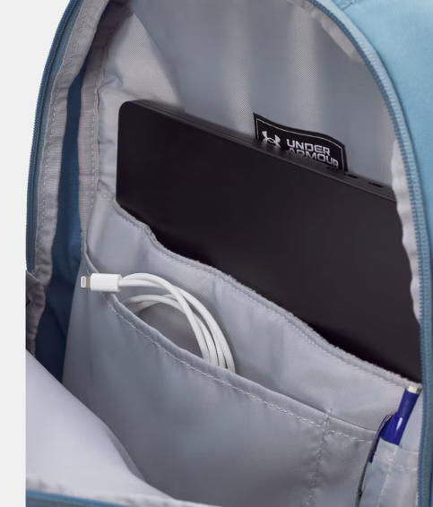 Under Armour UA Hustle 6.0 Backpack | Smoke Blue - Image 3