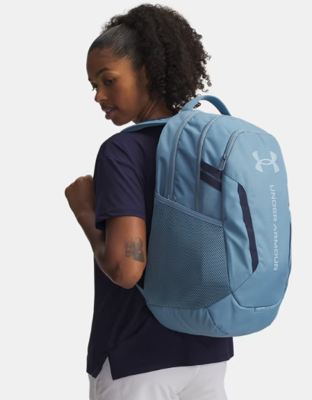 Under Armour UA Hustle 6.0 Backpack | Smoke Blue - Image 5