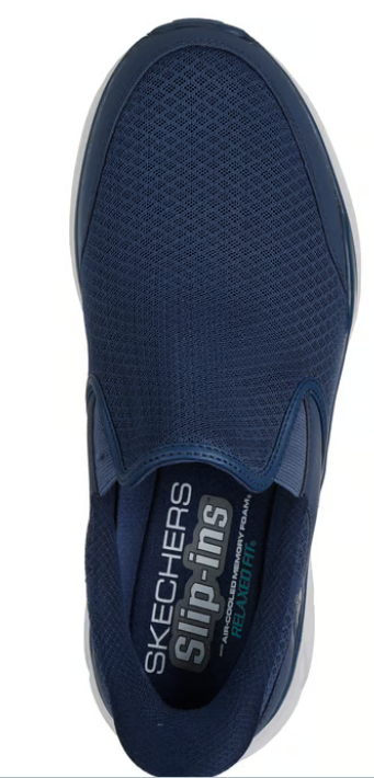 Skechers Slip-ins Relaxed Fit Equalizer 6.0 Stoaver Shoe Navy (Men's) - Image 4