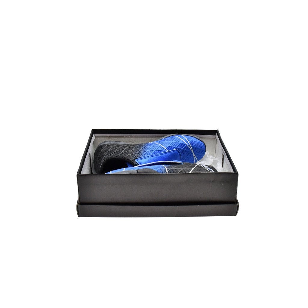 Precision Matrix Firm Ground Football Boots Blue White (Kids) - Image 5