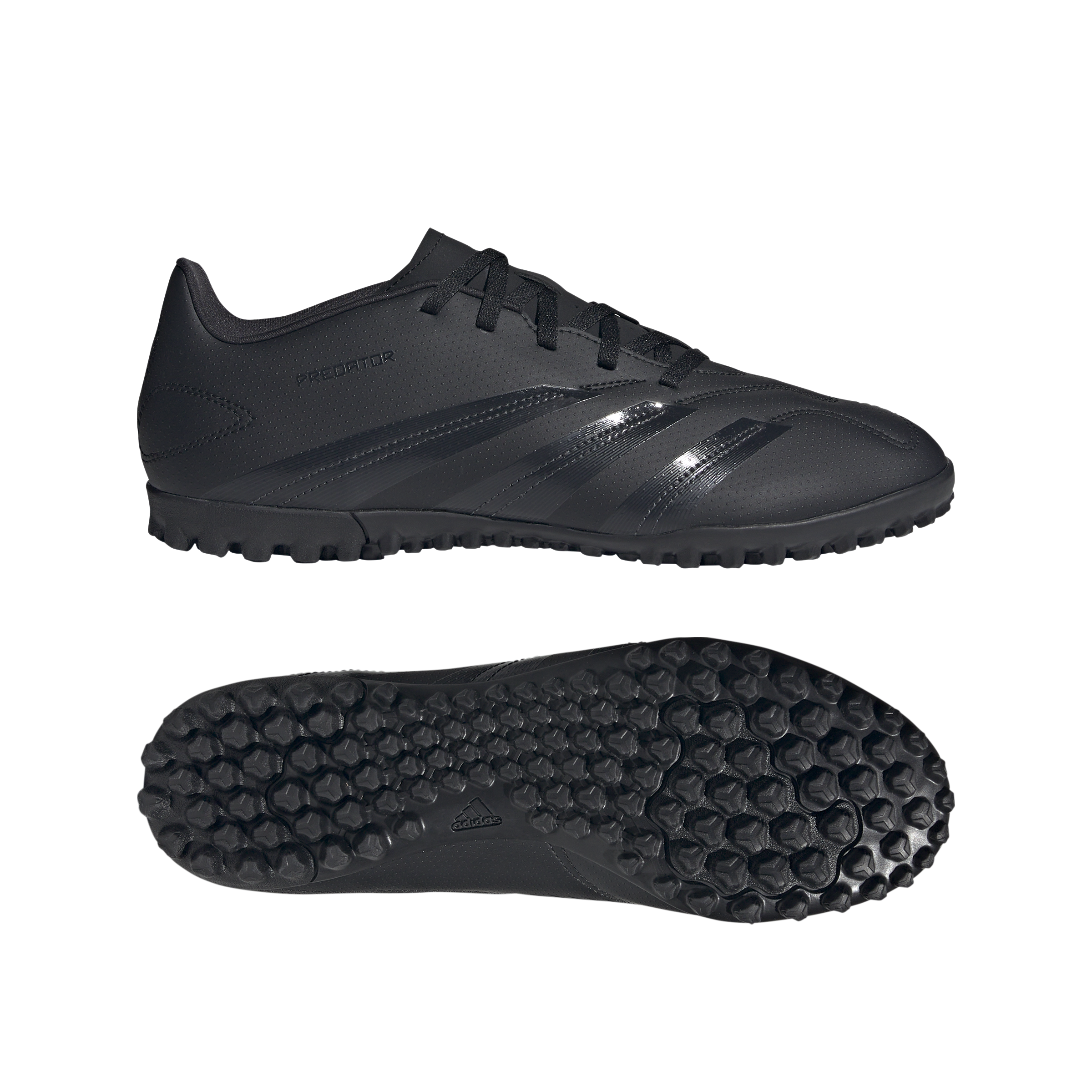 adidas Predator Club Turf Football Boots Black (Kids)