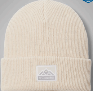 Columbia Unisex Whirlibird Cuffed Beanie Hat Chalk (Unisex)