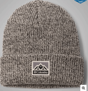 Columbia Unisex Whirlibird Cuffed Beanie Hat Darkstone (Unisex) - ONE SIZE