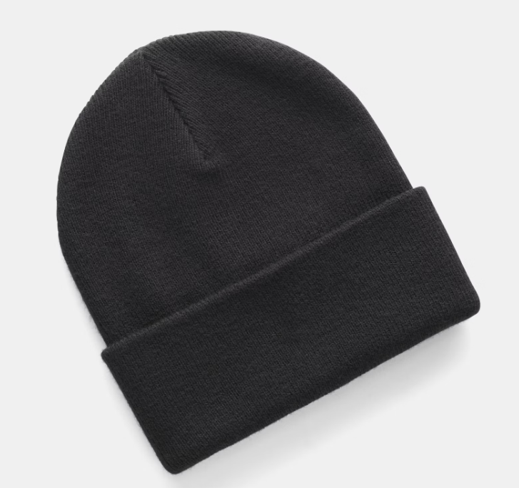 Under Armour Half Time Beanie Hat | Black (Unisex) - Image 2