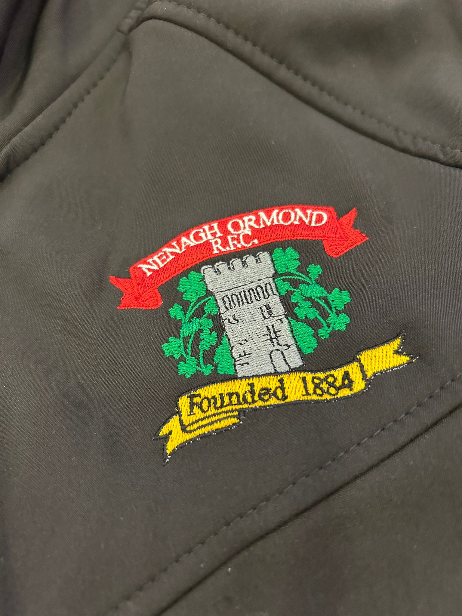 Nenagh Ormond RFC Regatta Soft Shell Jacket | Black (Unisex) - Image 2