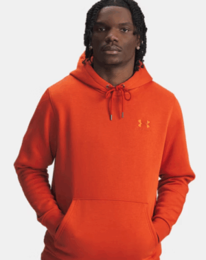 Under Armour UA Icon Fleece Hoodie | Orange (Men's)