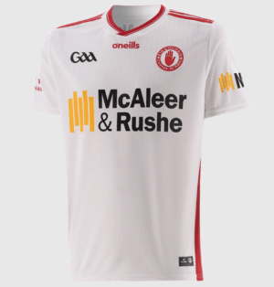 O’Neills Tyrone GAA Home County Jersey 2026 White Red (Adults / Kids)