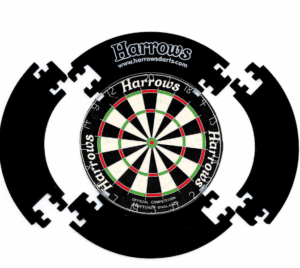 Harrows 4 Piece Dartboard Surround | Black