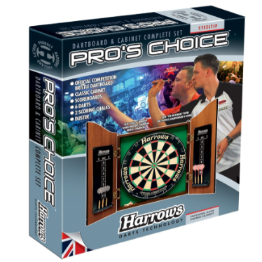Harrows Pro's Choice Complete Dart Cabinet Set - Image 2