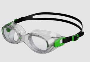 Speedo Futura Classic Swimming Goggles Clear/Green (Adult)