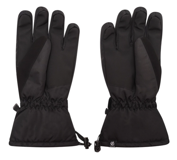 Dare2Be Worthy Waterproof Ski Gloves | Black (Adults) - Image 3