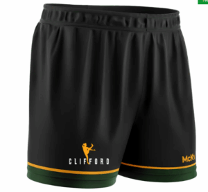 McKvr David Clifford Shorts  Black/Green/Amber