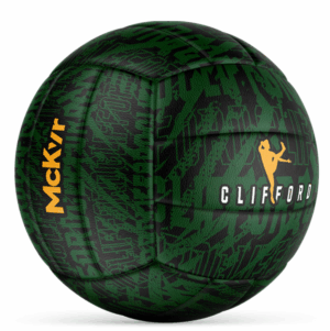 McKvr David Clifford Gaelic Football - Green/Amber - Size 4
