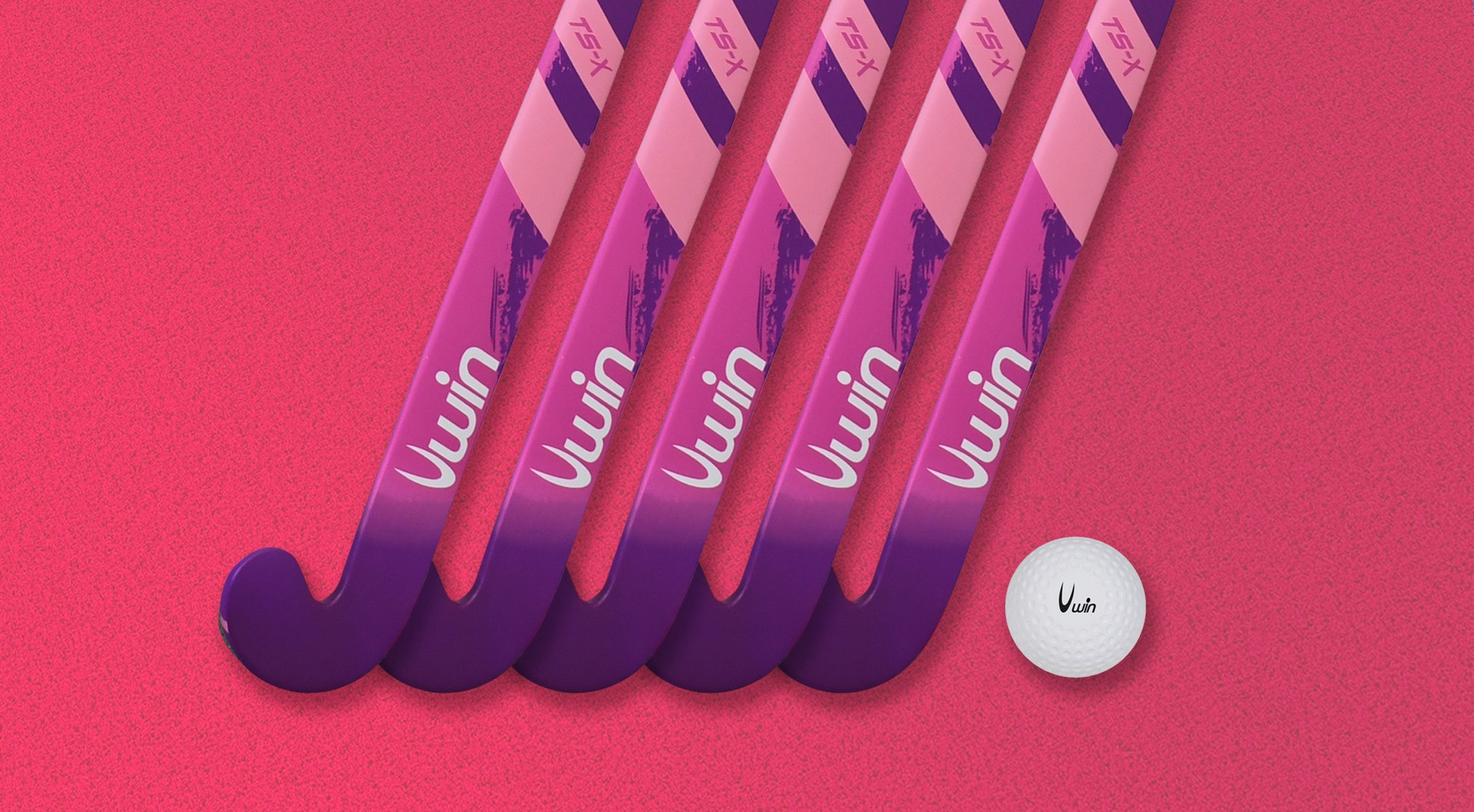Uwin TS-X Hockey Stick | Pink - Image 3