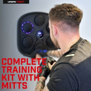 Urban Fight Bluetooth Punch Boxing Training Kit Machine (MIT's included)