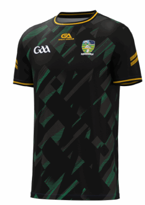 Burgess GAA Gaelic Armour Training Jersey | Black/Green/Amber (Kids/Adults)