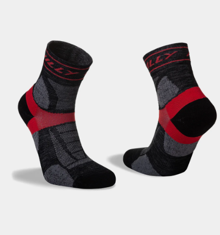 Hilly Trail Anklet Med Sock Black / Red (Adults) - Image 2
