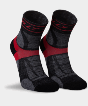 Hilly Trail Anklet Med Sock  Black / Red (Adults)