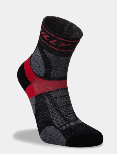 Hilly Trail Anklet Med Sock Black / Red (Adults) - Image 4