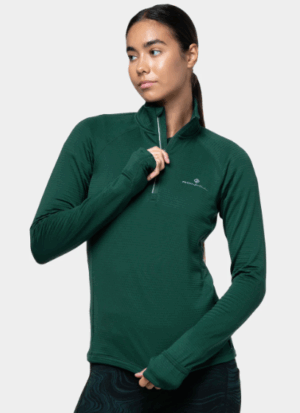 Ronhill Tech Winter Half Zip Top | Seaweed Green (Women's)
