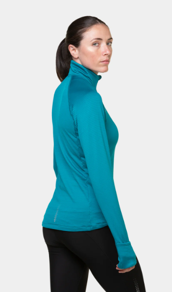 Ronhill Tech Winter Half Zip Top Turquoise (Women's) - Image 3