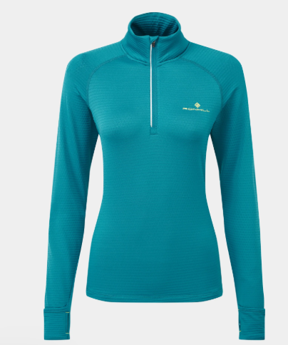 Ronhill Tech Winter Half Zip Top Turquoise (Women's)