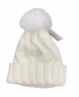 Ridge 53 Budapest Bobble Hat | White