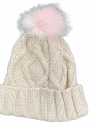 Ridge 53 Budapest Bobble Hat | Pink