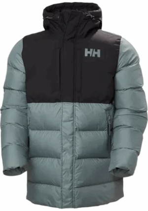 Helly Hansen Active Puffy Long Jacket Grey/Cactus (Men's)
