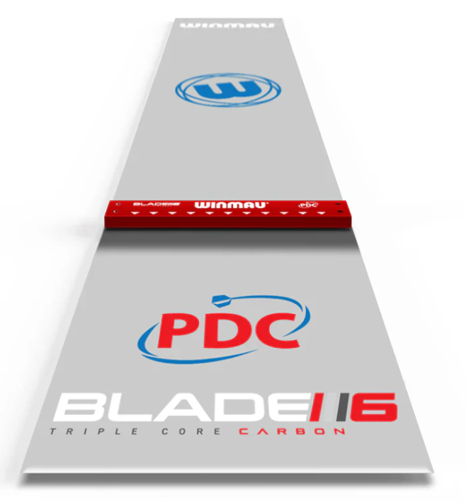 Winmau Clear Zone Transparent Dart Mat with Oche - Image 2