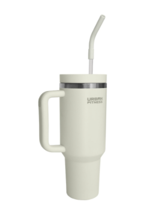 Urban Fitness Vital Sip V2 Water Bottle | Cream - Image 3