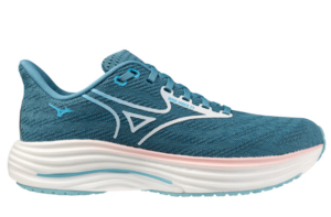 Mizuno Wave Rider 29 Running Shoe Larkspur/White/Pinkesque (Woman's)