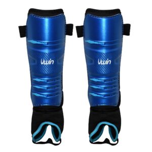 Uwin Hockey Shinguards | Blue